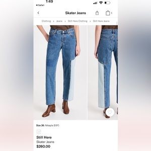 Classic Blue Straight Leg Jeans